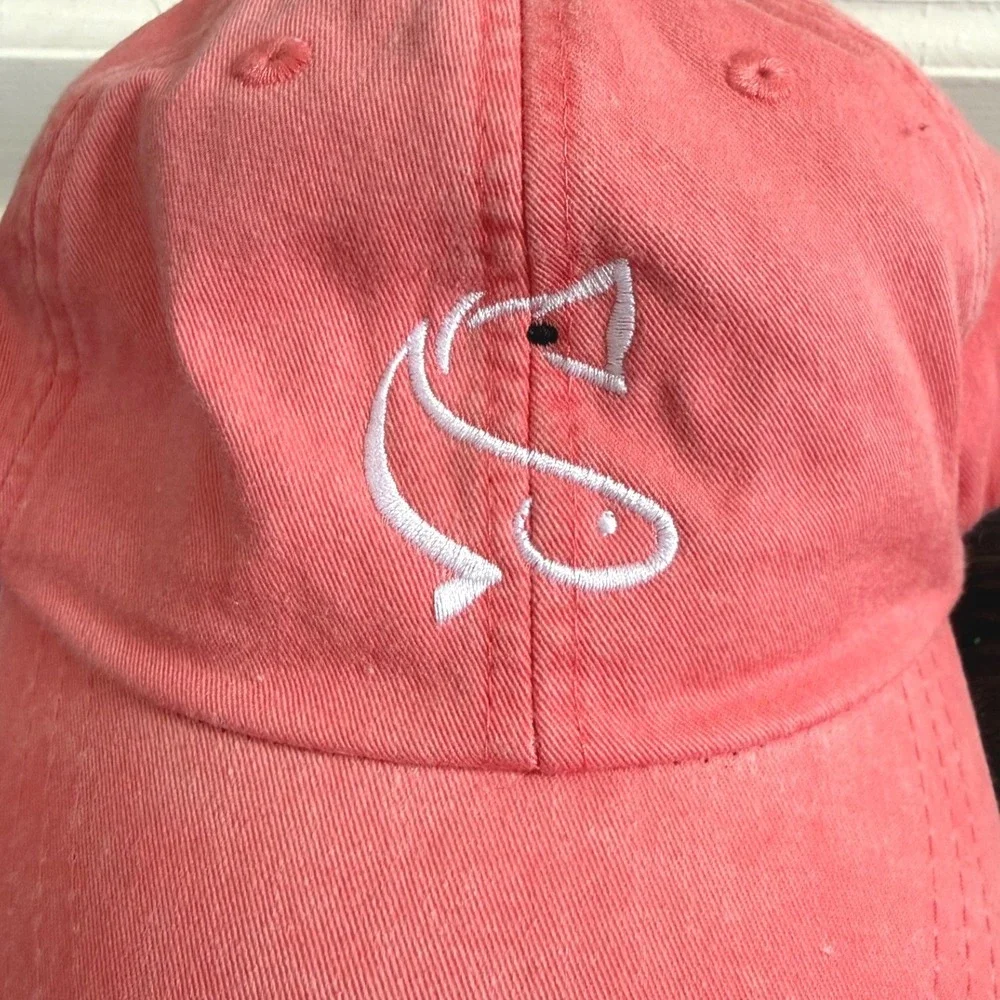 Adams The‎ Charleston Angler  Embroidered Fishing Cotton Adj Women's Hat OSFA